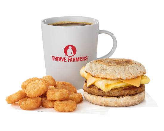 Sausage, Egg, and Cheese Muffin Meal