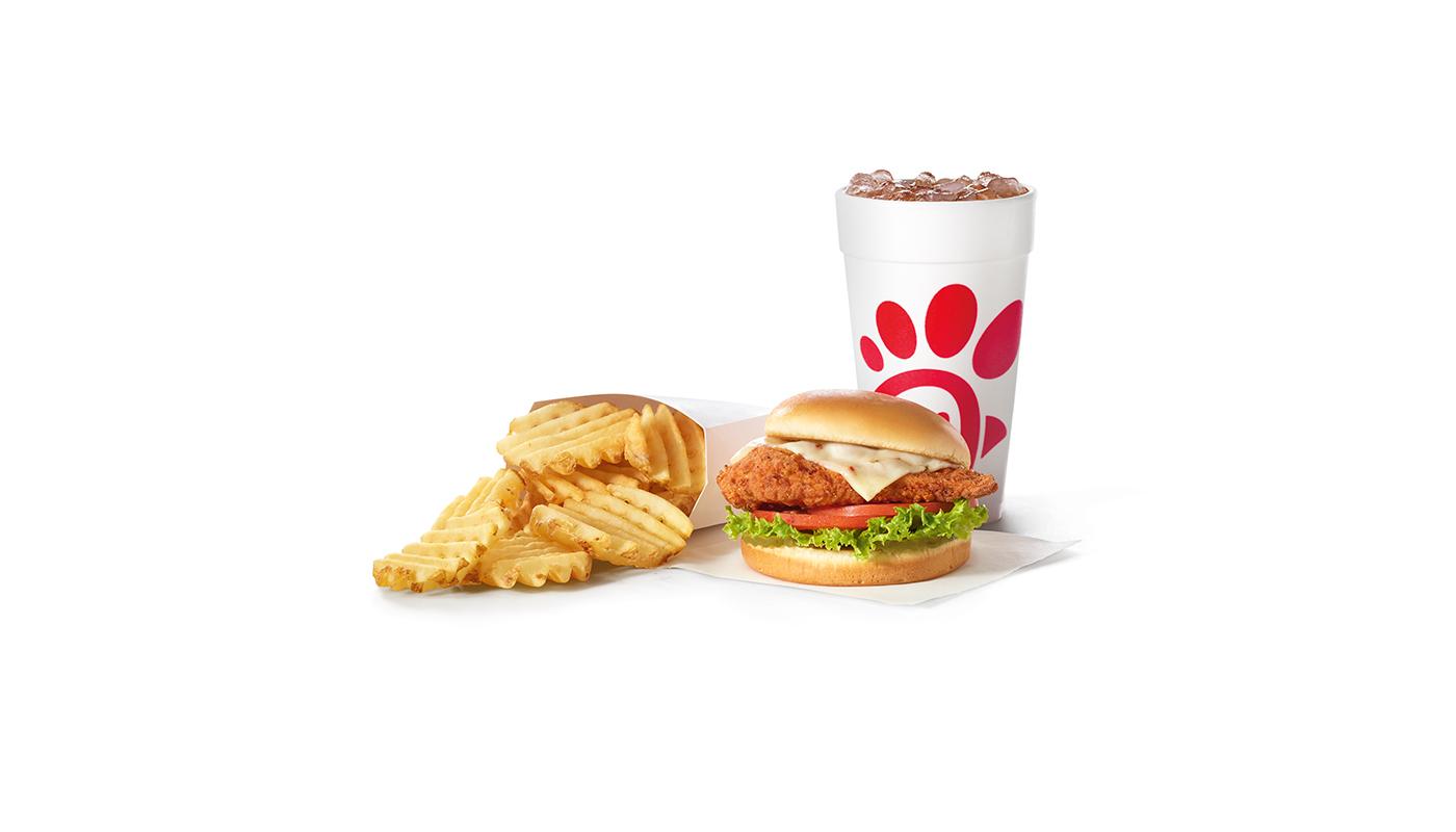 Spicy Chicken Sandwich Deluxe Meal (Meals)