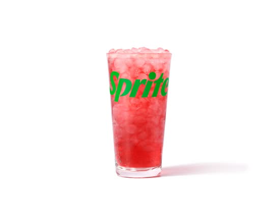 Strawberry Hibiscus and Sprite