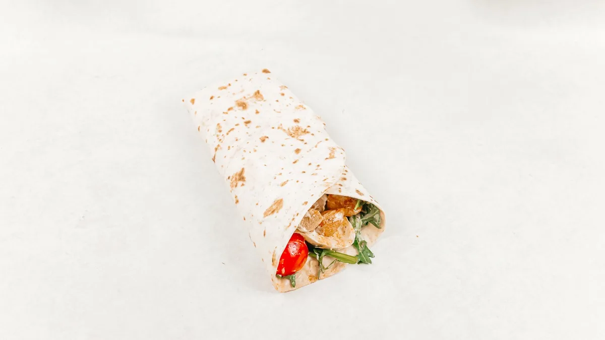 Pesto mozzarella tortilja
