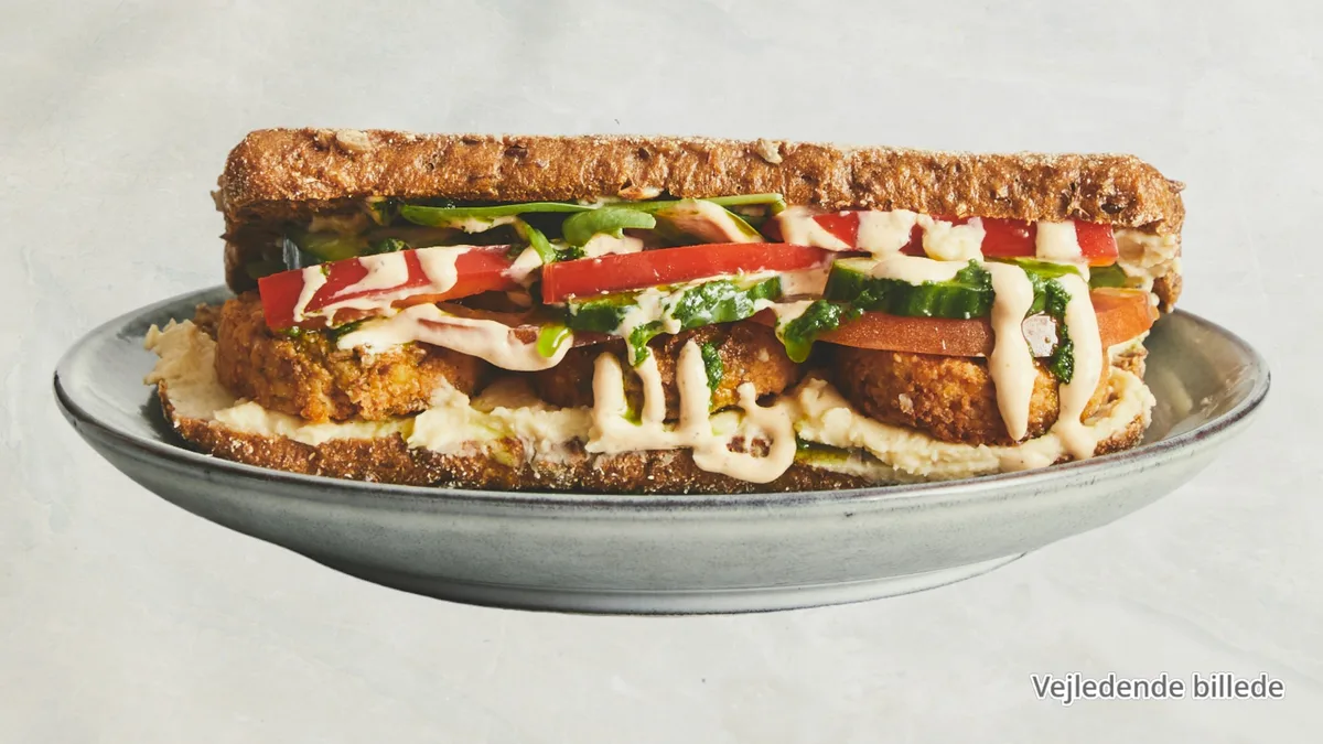 Falafelsandwich (V)