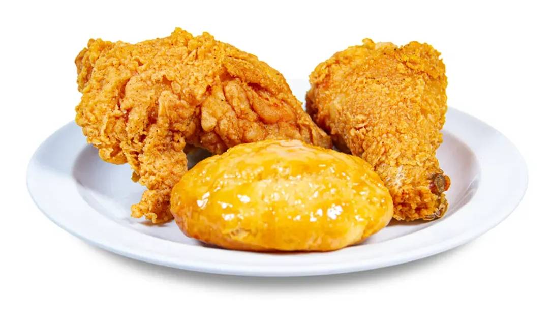 Bone-In 2 PC Chicken with Biscuit