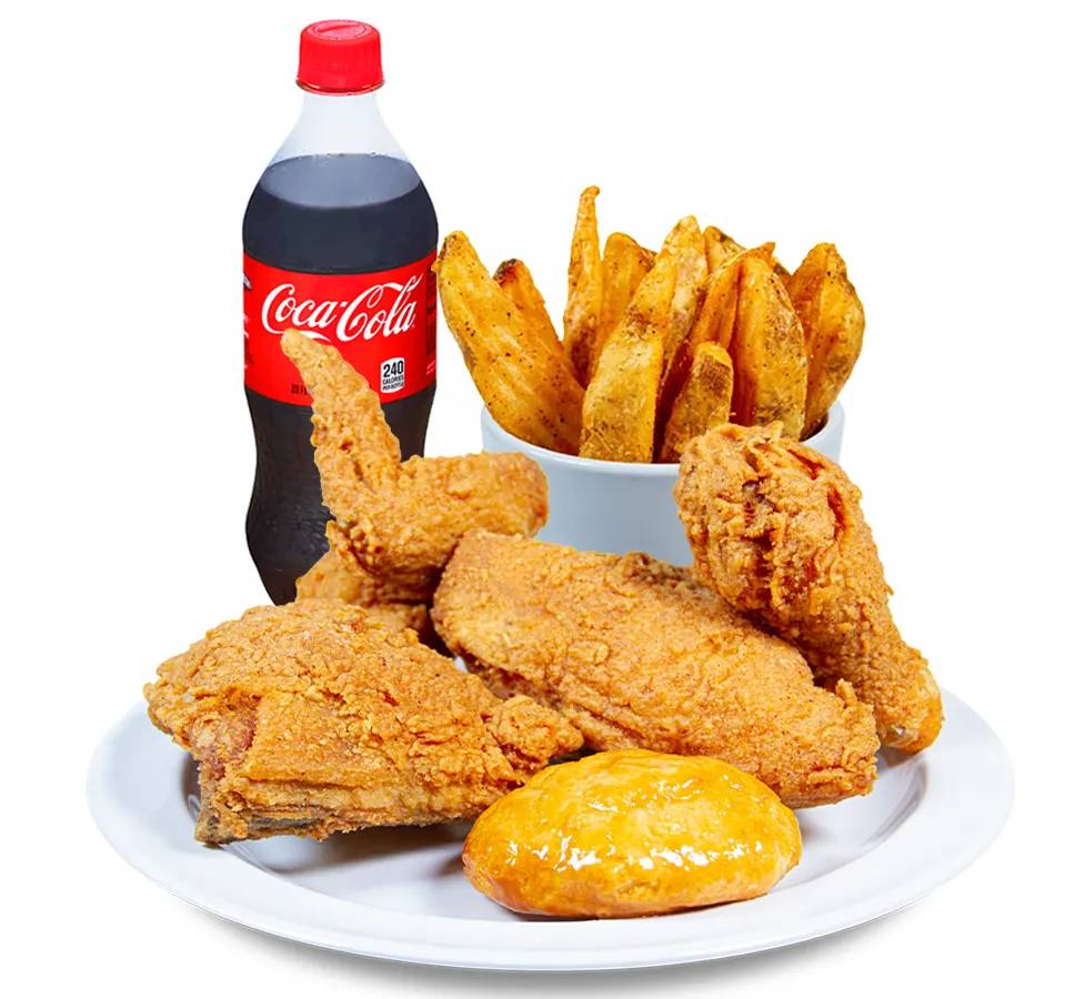 Bone-In 4 PC Chicken with Biscuit - Make It a Meal!