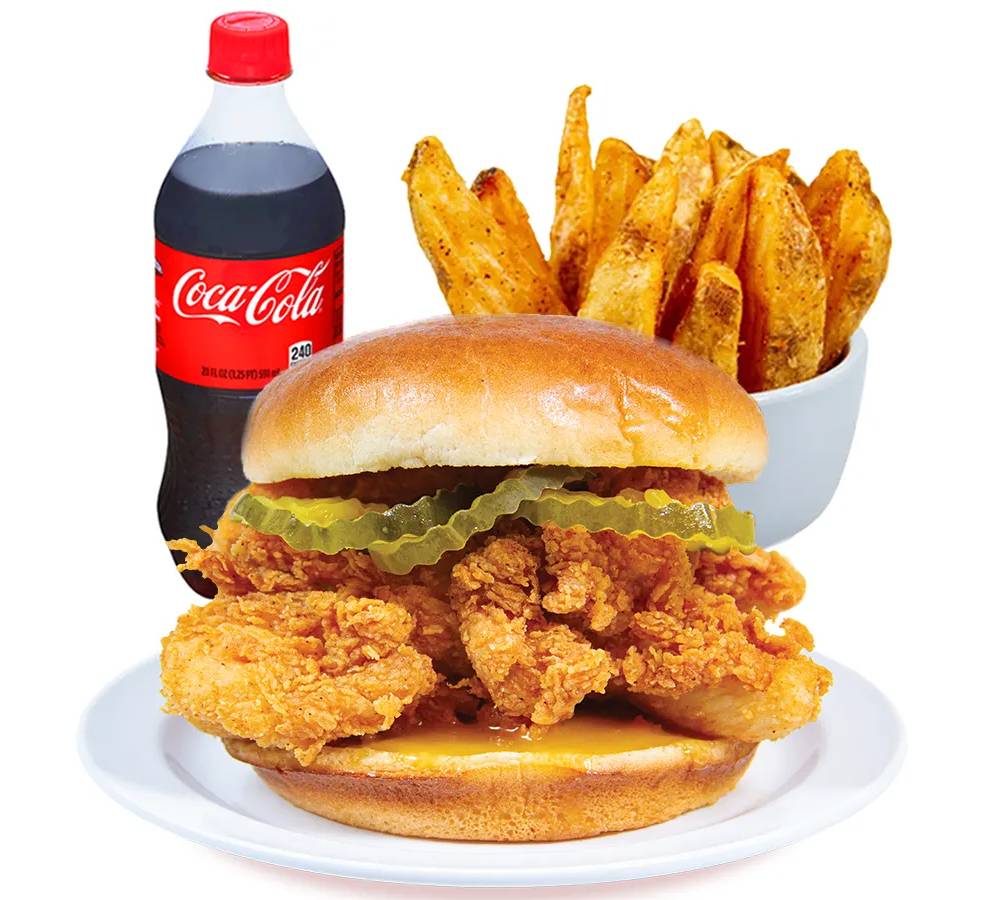 Chicken King Original Chicken Sandwich - Make It a Meal!