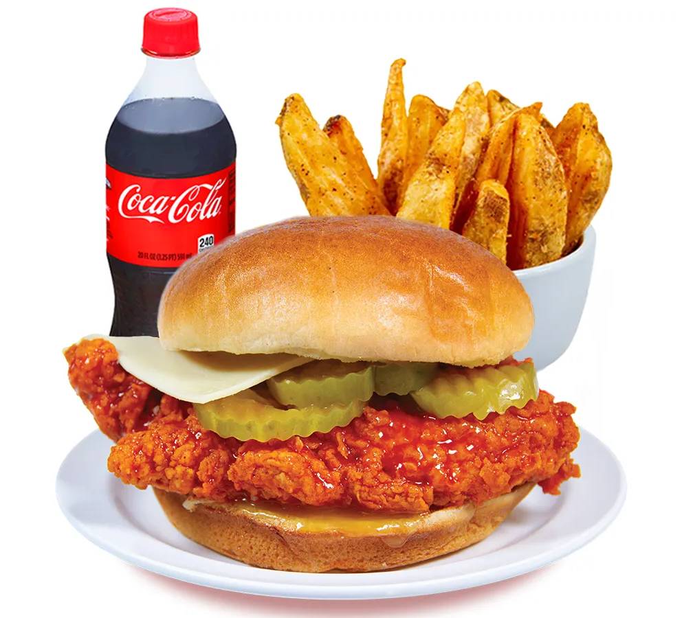 Chicken King Spicy Chicken Sandwich - Make It a Meal!