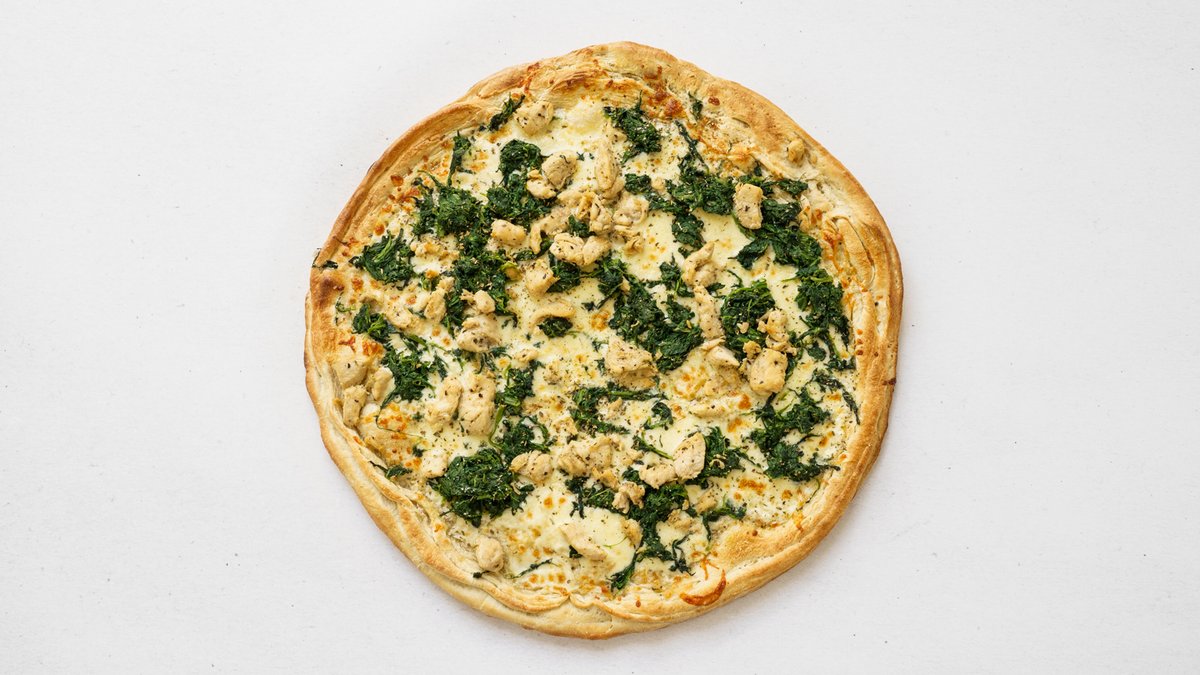 Pizza Spinach and Chicken