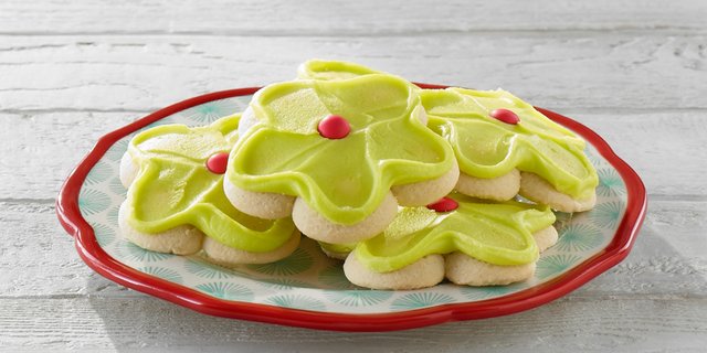 Large Flower Buttercream Frosted Cookies