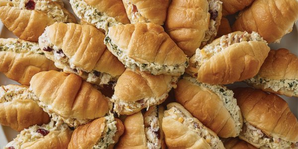 Mini Croissant Sandwiches Platter