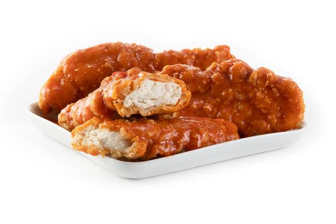 Buffalo-Style Crispy Chicken Tenders and Fries