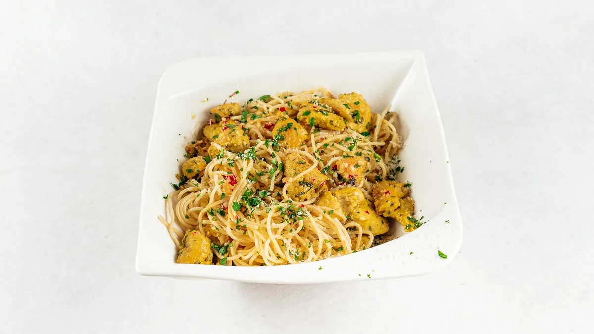 Gluten free aglio olio