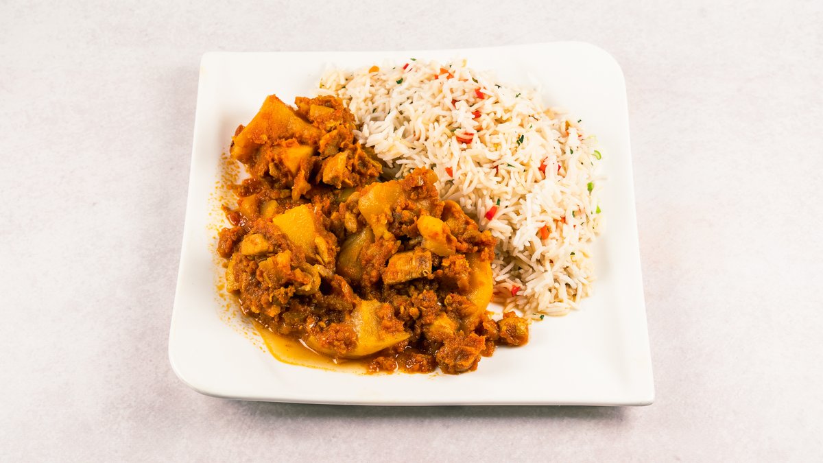 Gluten free curry s prilogom