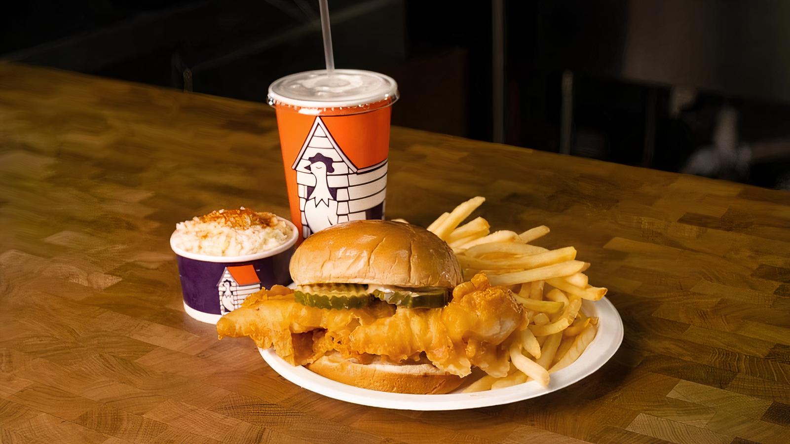 Crispy Chicken Sandwich Deluxe Lunch