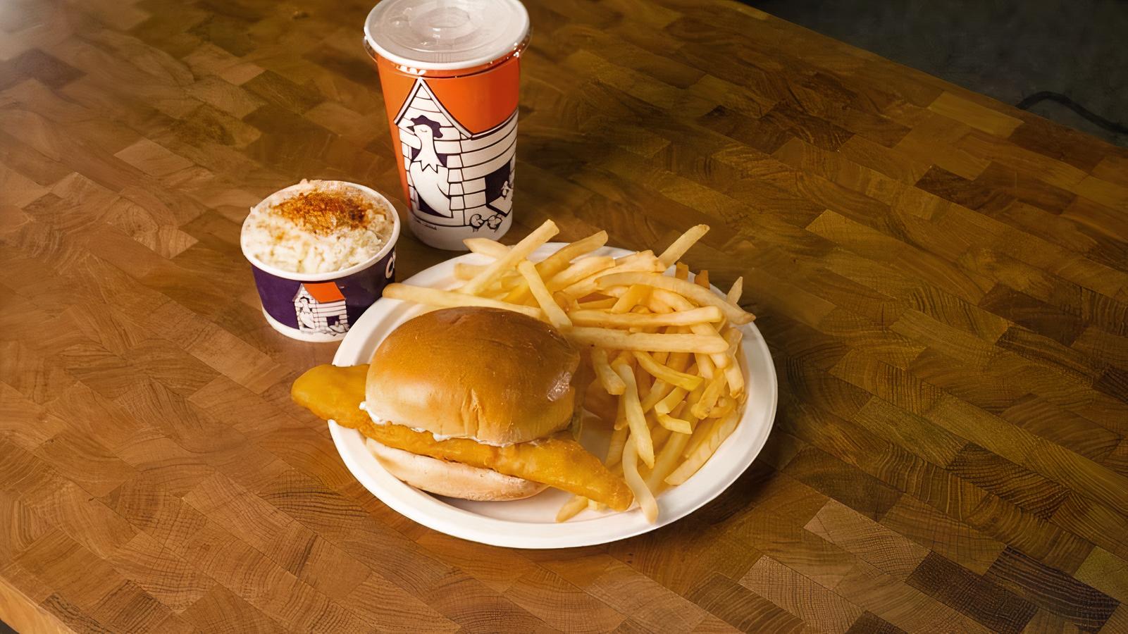 Fish Sandwich Deluxe Lunch