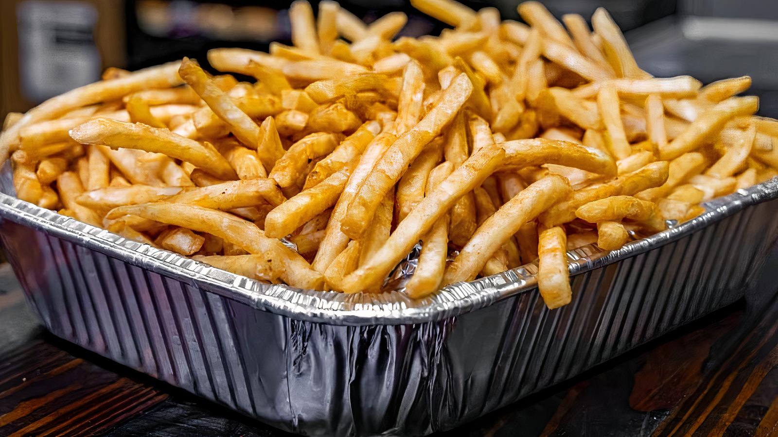Pan of French Fries