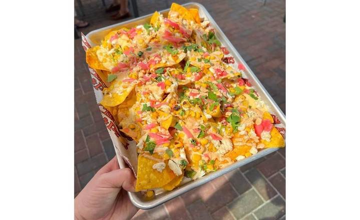 Crab and Street Corn Nachos