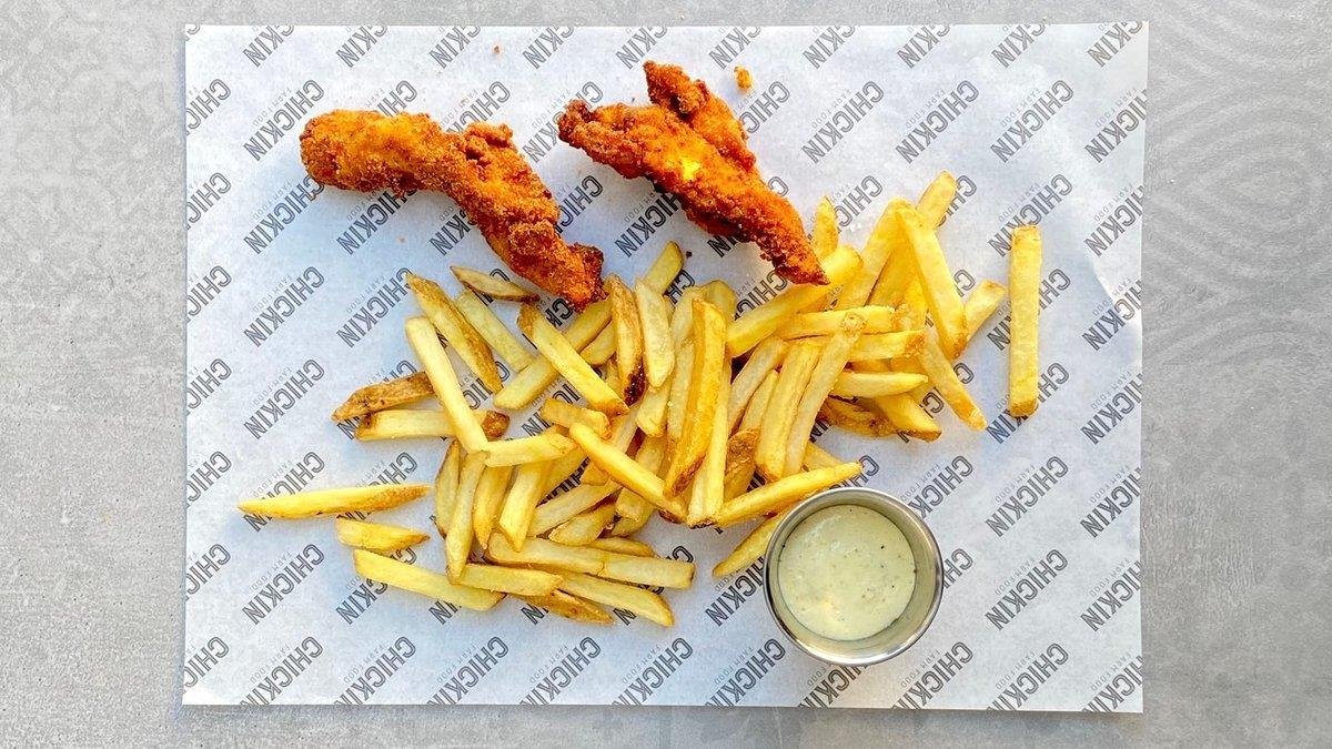 2x strips - kids menu