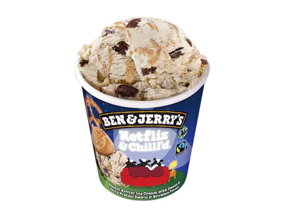 465 ml Ben and Jerry's Netflix and Chilll'd