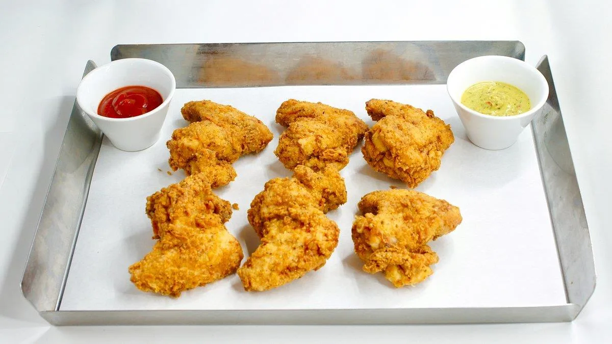 6 Wings + 2 sauces