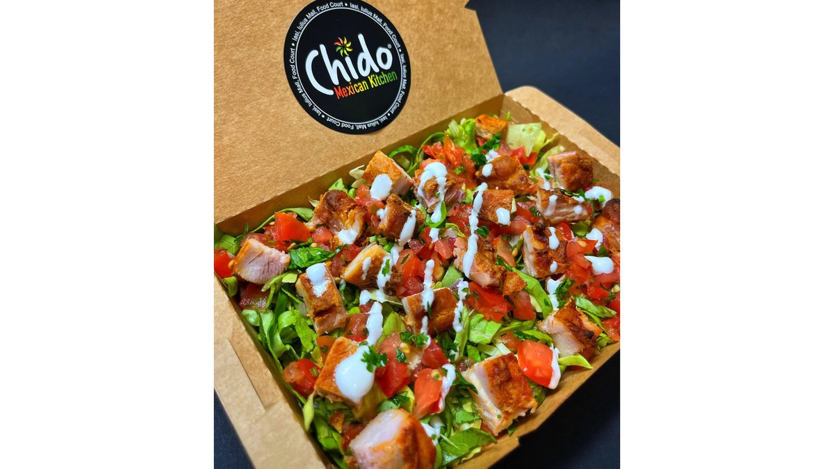 Burrito box cu pui la grill