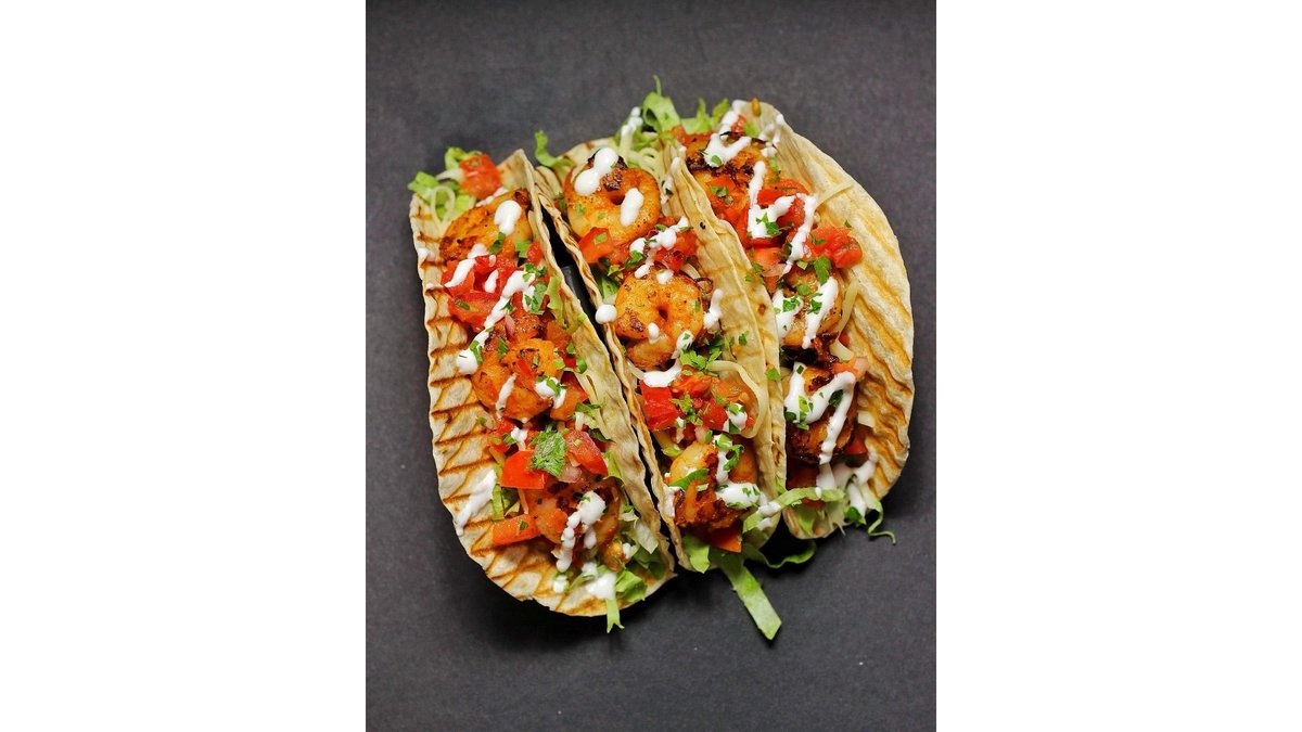 Tacos cu creveți la grill