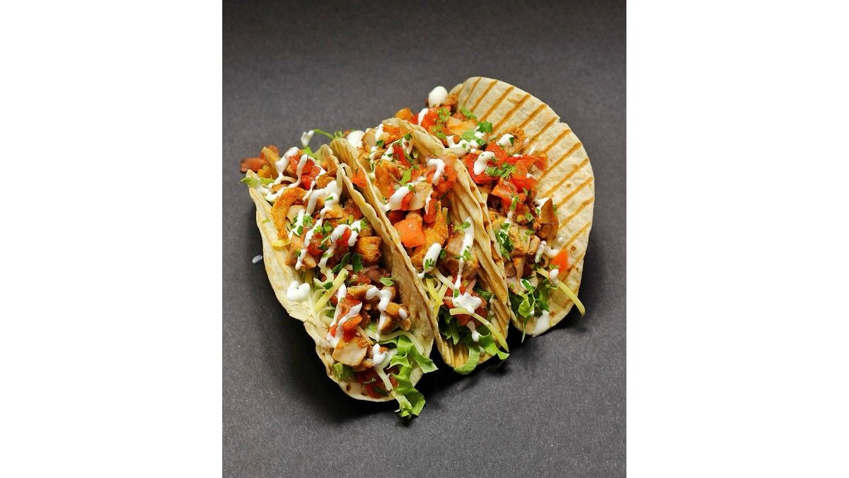 Tacos cu pui la grill