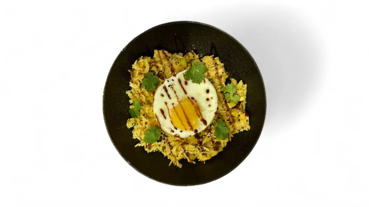 Egg chicken curry