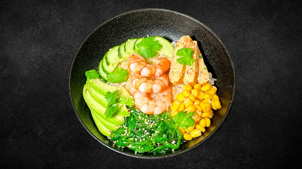 Shrimp poke bowl