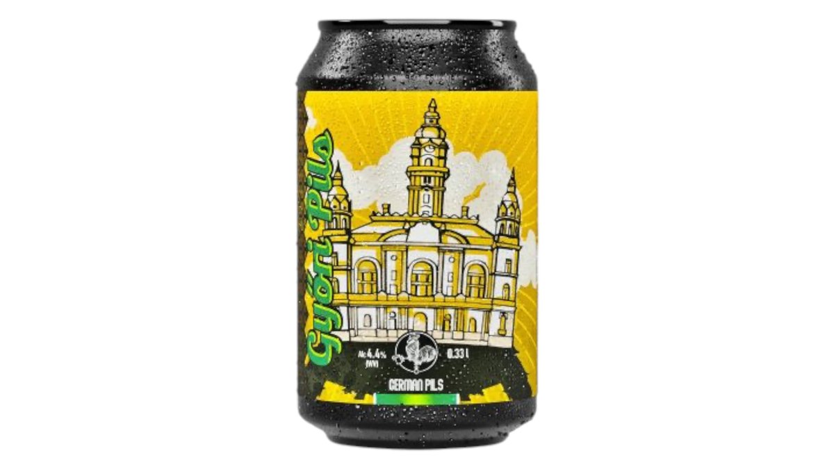 Győri Pils 0,33l dobozos