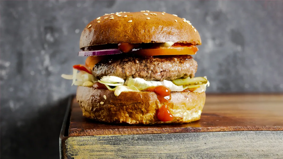 Retro burger