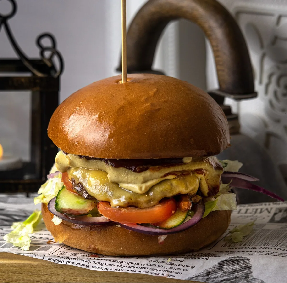 Retro burger