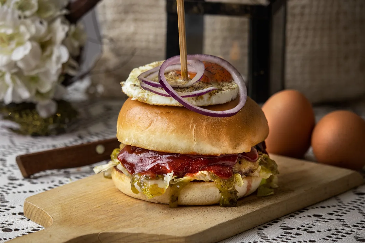 Taco burger
