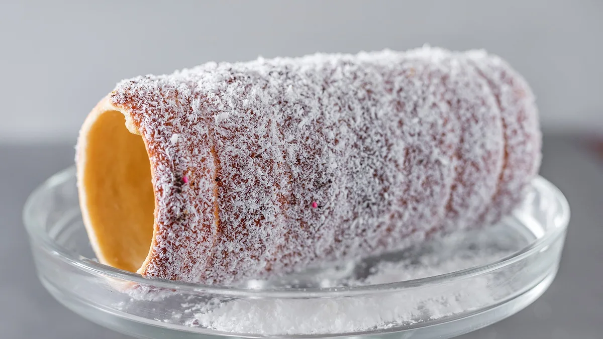 Vegan Coconut Chimney Cake