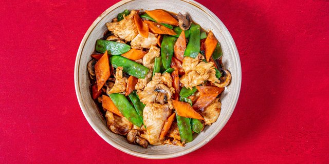 Chicken and Snow Peas