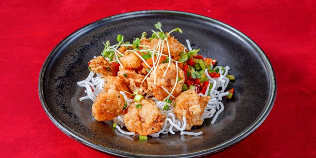 Salt and Pepper Shrimp Pan