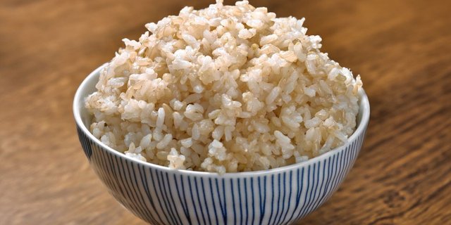 Steamed Brown Rice Pan
