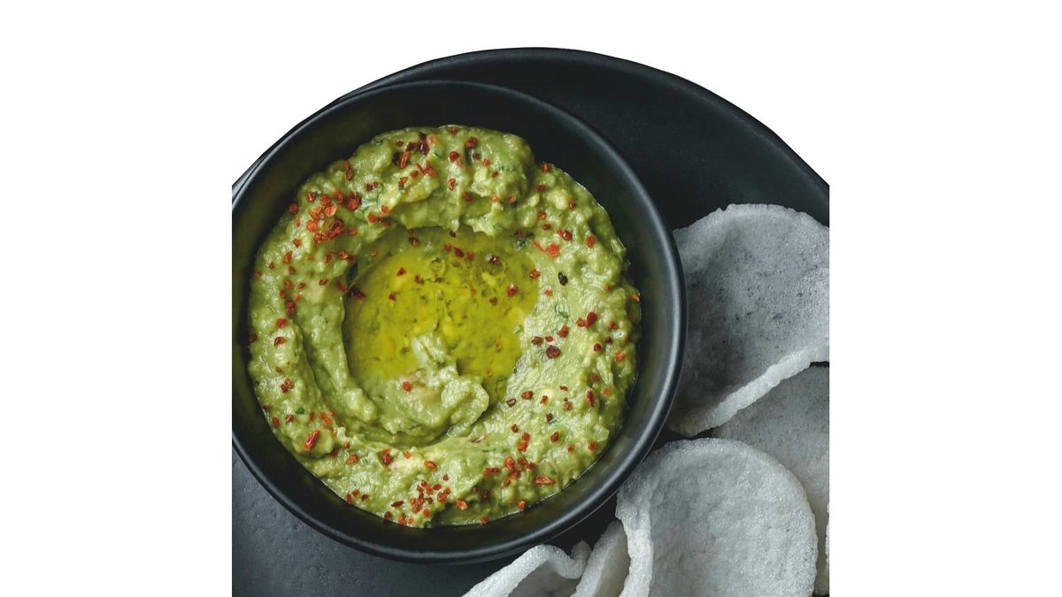 Guacamole cu chipsuri de orez (120 g)