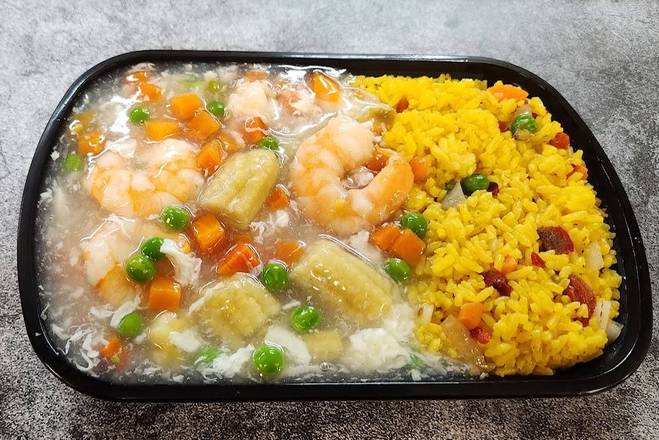 C13 Shrimp with Lobster Sauce 虾龙糊