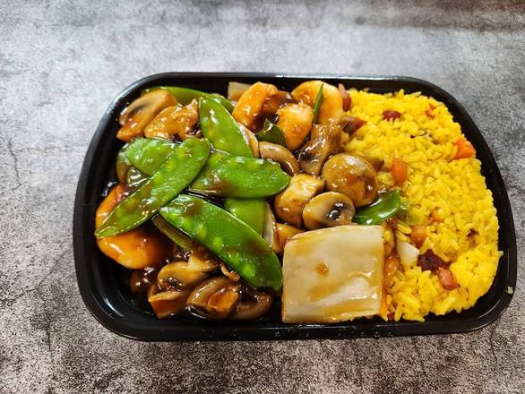C5 Shrimp with Mushrooms 蘑菇虾