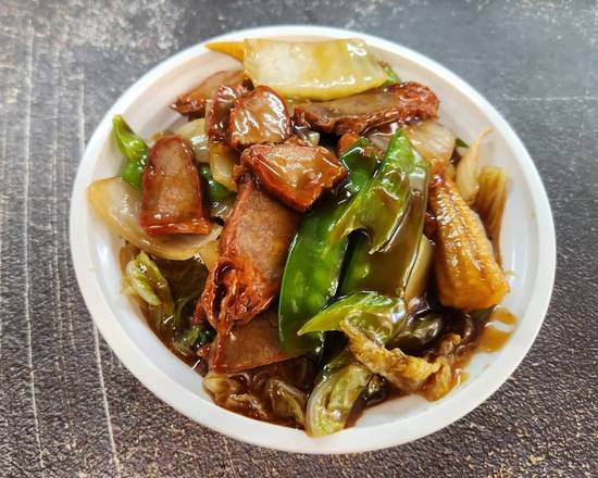 L13 Pork Chow Mein 叉烧炒面