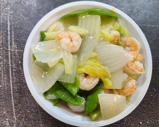 L13 Shrimp Chow Mein 虾炒面