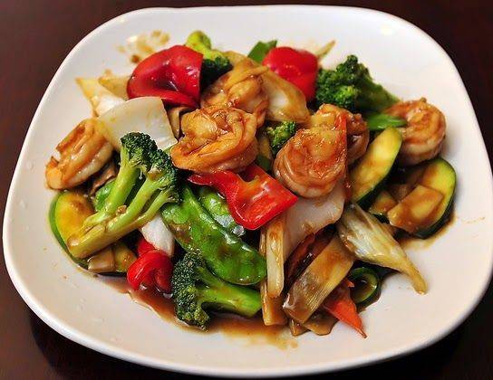 C21.Shrimp with Mixed vegetable
