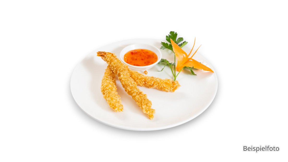 Panierte Tempura-Garnelen