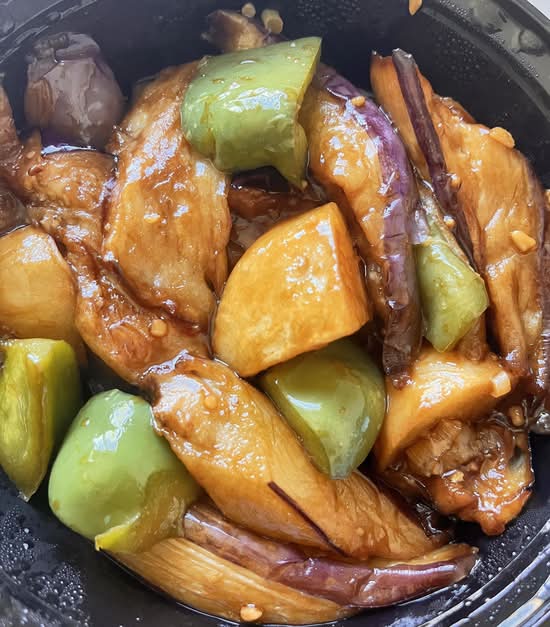 Potato green pepper eggplant 地三鲜