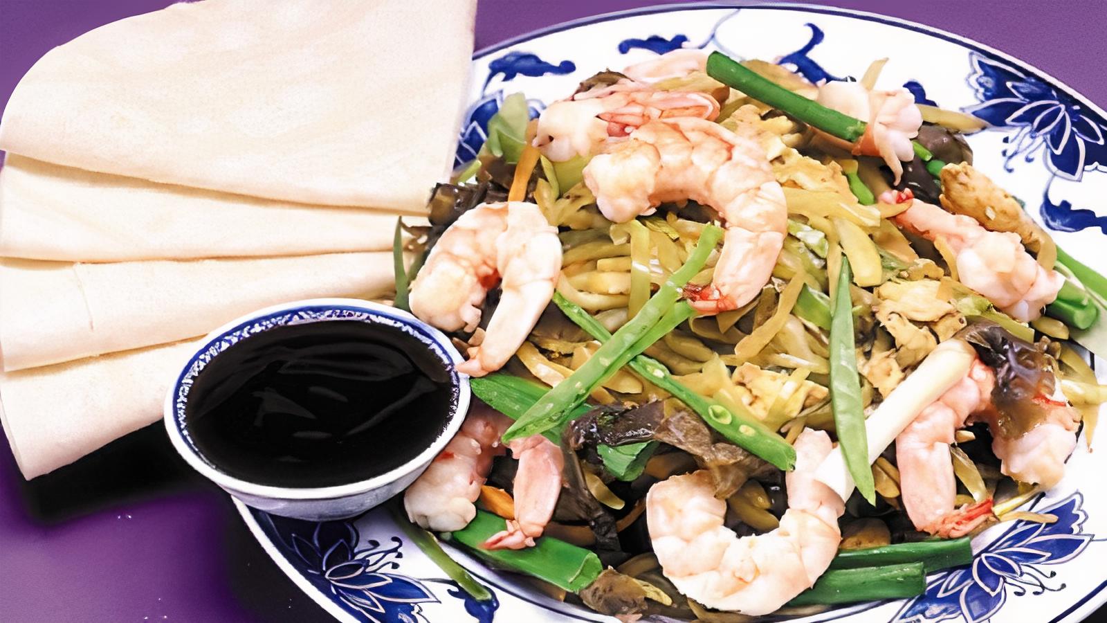 99. Moo Shu Shrimp (Order)