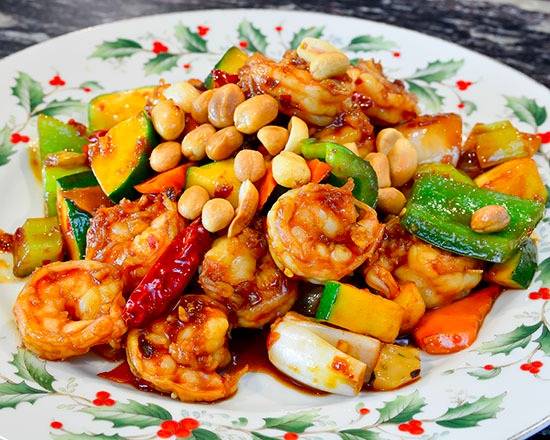 Kung Pao Prawns