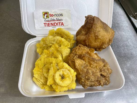 2 Presas con Tostones