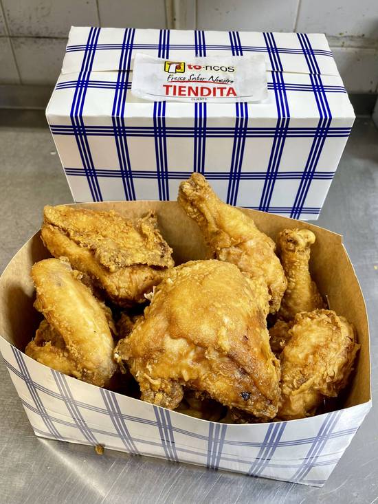8 Presas con Papas Fritas