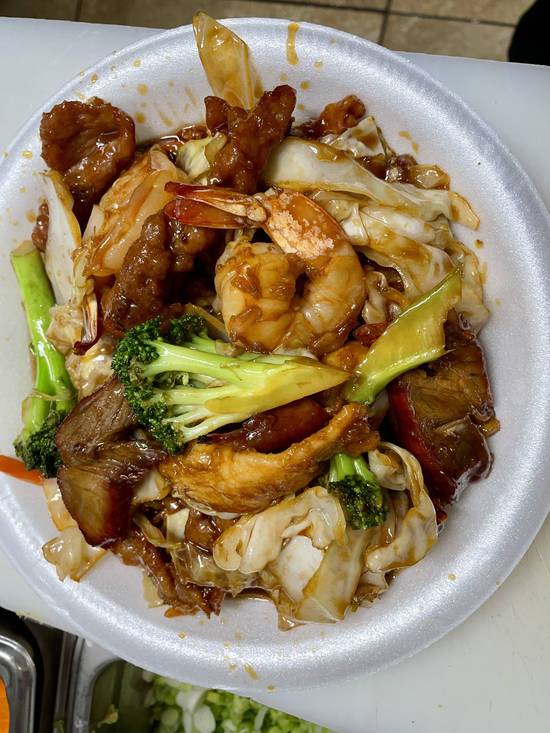 Comb. Chow mein (Vegetales) Mixto