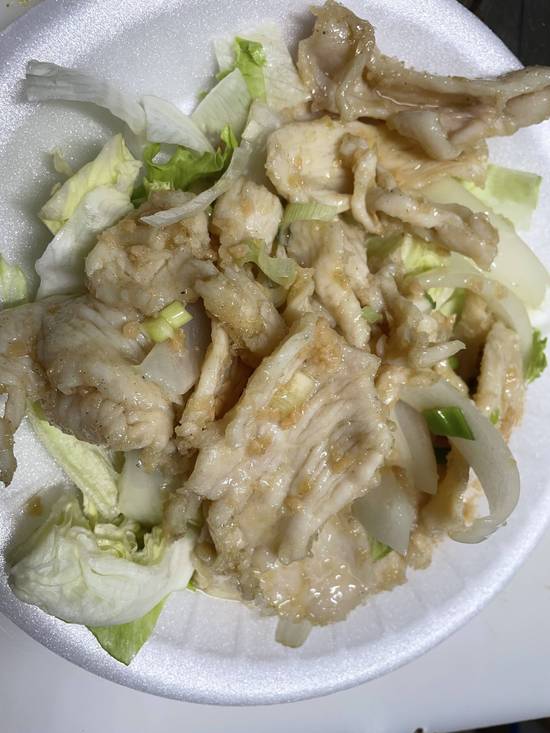 Combinación Pollo Al Ajillo