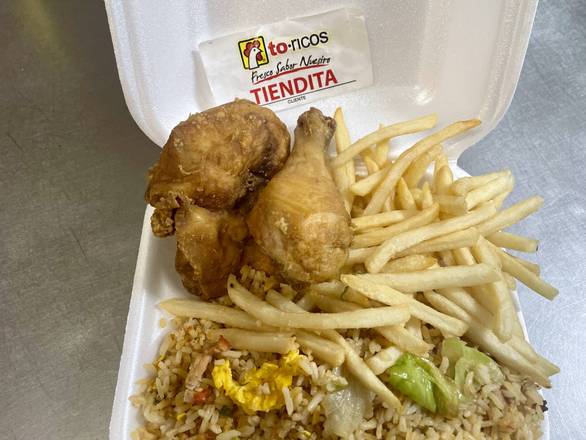 Combinación Pollo frito 2 presas